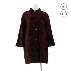 GRAVER Susan Graver Tapestry Button-Front Jacket